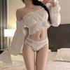 Cuidado con la Pura Pasión Ropa Interior Sexy Sexy para Mujer Bragas Algodón Puro Entrepierna Malla de Encaje Trasero de Melocotón Nuevo Estilo 2025
