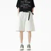 Pantalones Cortos de Cinco Puntos Estilo Americano Estilo Hong Kong para Hombre, Estilo Delgado de Verano, Nuevo Modelo 2026, Pantalones Casuales Sueltos de Largo Medio para Adolescentes