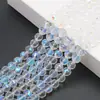 Joyería Hecha a Mano Accesorios DIY Cuentas Sueltas de Cristal Al por Mayor 6-10mm Chapado 96 Caras Cuentas de Tierra Cuentas de Cristal Disco