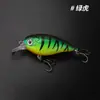 Nova Micro Isca 8g Rock Chubby Minnow Flutuante para Peixe Mandarim e Robalo Isca Artificial