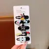 Pinzas para el Cabello de Dibujos Animados de Mickey para Niñas, Pasadores Lindos que No Dejan Marca, Pinzas para Flequillo Lateral, Accesorios para el Cabello para Niñas Pequeñas que No Dañan el Cabello