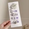 Pinza Lateral de Caricatura de Dopamina para Niños Lindo y Sencillo Nuevo 2026 Pasador de Flor Pinza para el Cabello de la Frente sin Rastro Accesorio para el Cabello