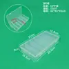 Caja de Almacenamiento de Escritorio de Plástico Compartimentada Botón Transparente Accesorios para Pesca Caja de Componentes Joyería Caja de Empaque para Joyas y Cuentas Pp