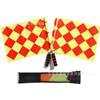 Suprimentos de Árbitro de Competição de Futebol Equipamento Bandeira de Corte de Borda Pegador de Bandeira Vermelho e Amarelo Marca Protetor Bucal Profissional Apito Bandeira de Viagem