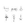 Venta al por mayor, pulsera de plata de ley S925, bonita y pequeña, colgante de plata tailandesa, estilo retro, hecha a mano, material de joyería