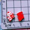 Mini Lanternas da Série de Ano Novo e Festival da Primavera, Sacos da Sorte, Presilhas de Cabelo com Moedas de Cobre, Presilhas de Garra, Acessórios de Resina para Nail Art com Cola de Creme DIY