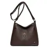 Bolso de Mano para Mujer de Edad Media Estilo Nuevo Otoño 2026 Bolso Pequeño de Moda Casual con Textura Bolso Cruzado de Hombro Único para Mujer Mochila