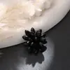Cuentas de cristal estilo europeo y americano transfronterizo flor loto de agua doble tridimensional accesorios para horquillas de joyería de cuentas pendientes