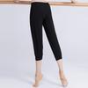 Calças de Dança Adulto Aeróbica Bottoms Calças Femininas Slim-fit Shrink Calças Masculinas Body Dance Preto Slim-fit Fitness Calças