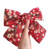 Celebridad de Internet Coreana Nuevo Lazo Floral Pinza de Primavera Horquilla Estilo Universitario Japonés Niña Clip Superior Accesorio para el Cabello Boutique