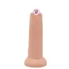 Dispositivo de Masturbação Feminina, Dildo com Ventosa, Produtos para Adultos, Pênis com Prepúcio Falso Atacado