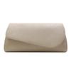 Bolso Cuadrado Pequeño para Mujer Nuevo, Simple y de Moda, Bolso de Mano de Terciopelo de Alta Gama, Bolso Cruzado, Bolso con Tapa de Botón y Cadena