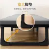 Cama individual simple, Cama para siesta, Cama plegable, Cama de acompañante, Cama de siesta para adultos, Cama pequeña portátil para oficina en casa con ruedas