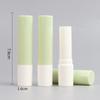 Tubo de Batom Bege Coreano 4g DIY Caseiro Tubo de Bálsamo Labial Material Fio Moído Tubo Vazio Feito à Mão