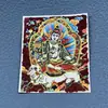 Pintura Thangka em Tela do Zodíaco Chinês Benmingfo Cinnabar Feita à Mão Pintura Thangka Meio Pintada à Mão Tela Especial para o Núcleo