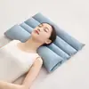 Almofada de trigo sarraceno proteção para o pescoço altura ajustável para dormir adulto tração para lordose almofada cilíndrica núcleo da almofada