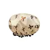 Gorro de ducha casero de doble capa para mujer, con protección para los oídos, impermeable, evita que el cabello se moje durante la ducha, engrosado para una mejor protección del cabello y reutilizable