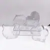 Caja Pequeña Transparente Nueva con Tapa de Forma Especial Caja de Almacenamiento a Prueba de Polvo para Joyería Uñas Dulces Medicamentos Caja de Plástico