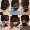 Elástico de Cabelo Scrunchie Estilo Vintage Primavera e Verão para Mulheres, Corda de Cabelo Elástica de Alta Elasticidade para Coque e Rabo de Cavalo, Novo Acessório de Cabelo