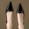 Sandalias Baotou con un Ambiente Sofisticado y Femenino, Tacones Altos Estilo Francés para Mujer, Tacones Delgados para Combinar con Vestidos, Zapatos de Salón Bajos de Una Sola Correa Estilo Chanel