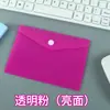 Bolsa Porta-Arquivos Colorida de Encaixe, Tamanho Pequeno, Transparente, Espessada, Grande Capacidade, Bolsa para Documentos, Armazenamento de Faturas, Estojo para Lápis de Exame