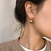 Pendientes de perlas de champán de lujo ligeros de alta calidad para mujer, elegantes, retro, exquisitos, con personalidad de moda, que combinan con todo.