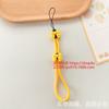 Nuevo Lanyard para Teléfono Móvil de Flor de Dibujos Animados Anti-Pérdida Creativo para Muñeca Cuerda de Nylon Llave Colgante Hebilla Cadena Corta para Mano