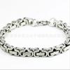 Pulsera de Acero de Titanio para Hombre Estilo K Rudo Trendy Pulsera para Hombre Moda Personalizada Súper Cool Cadena de Pulsera para Hombre Hecha a Mano