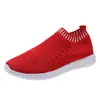 Novedad Primavera 2020 Comercio Exterior Estilo Coreano Modernos Zapatos de Mujer Deportivos Casuales Tejidos Voladores Casuales Zapatos de Correr de Verano Modernos