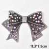 Malla Colorida Flor de Zapato con Lazo de Diamantes Calientes Hebilla de Zapato con Pedrería Accesorios para Zapatos Hechos a Mano DIY Accesorios para Zapatos de Mujer Accesorios para Ropa