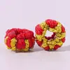 Corda de nó de lanterna tecida à mão com fio dourado enrolado no anel separador, corda de mão DIY, cordão de colar, acessórios, componentes de corda trançada para atacado