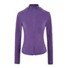 Camiseta de manga raglán ajustada para chica, base de terciopelo, para otoño e invierno, ajustada, con cuello alto, cálida, con cremallera, cárdigan, top, chaqueta corta