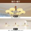 Luminária de Teto para Quarto Antigo Médio Estilo Francês Creme Lâmpada Retro para Quarto Principal Novo Lâmpada de Vidro Tarte de Ovo para Estudo