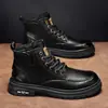 Botas de Trabajo Juveniles con Suela Gruesa para Aumentar la Altura, Estilo Coreano Versátil, Botas Martin de Moda para Hombre, Novedad Popular Primavera 2026