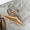 Estante para tapas de ollas 3 niveles acero inoxidable estante de almacenamiento montado en la pared estante de cocina estante de almacenamiento para encimera de cocina personalizado
