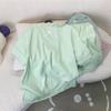Fábrica de Origem 2025 Novo Pijama Doce de Verão Algodão Nuvem Estampado Desenho Animado Roupas de Casa Conjunto de Duas Peças