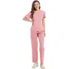 Trajes de Scrubs con Cintura Ceñida Estilo Coreano de Aliexpress, Uniformes Médicos, Uniformes de Doctor para Clínica Dental, Uniformes de Enfermera al por Mayor