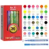 Marcador Acrílico Bolígrafo de Acuarela a Presión 36 Colores Impermeable Color No se Cae Color Estudiante Bolígrafo para Pintar Bolígrafo para Dibujar