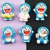 Gato Desenho Doraemon Acessórios de Resina DIY Sapato com Furo Grampo de Cabelo Acessórios de Cabeça Caixa de Armazenamento Copo de Água Adesivo Acessórios Decorativos