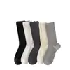 Calcetines Blancos para Mujer Otoño Algodón Puro Calcetines de Media Pantorrilla Calcetines Largos Sin Costuras Puño Suelto Calcetines de Maternidad 2026 Nuevo Más Vendido Calcetines Anchos