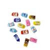 Miniatura de resina simulación botella pequeña accesorios para joyería DIY caja de leche de tienda de conveniencia material de paisajismo para minisupermercado