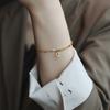 Pulsera de Oro Rota para Mujer 2024 Nueva Entrada Lujo Nicho Exquisita Acero de Titanio Diseño Sensacional Regalo para Novia
