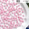 [Rosa Silvestre] Flor de Pegamento Suave Rosa Degradado Retro Material para Joyería Hecha a Mano DIY Manicura con Cuentas Funda de Teléfono Móvil