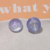 Estilo Igual ao Zhen Tu Xiaohongshu 18mm Céu Estrelado Sonhador Aurora Partículas de Glitter Redondas de Acrílico Patch para DIY