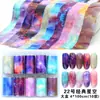Manicura Hombre Cubito de Hielo Celofán Papel de Colores Decoración Papel de Transferencia Láser Colorido Joyería para Uñas Patrón Set de Papel Láser