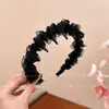 Faixa de Cabelo Ondulada Estilo Coreano com Topete Alto, Novo Prendedor de Cabelo 2025, Pacote de Cabelo, Faixa de Cabelo Torcida Especial para Lavar o Rosto