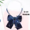 Cuello JK Lazo a Cuadros Uniforme para Foto de Graduación Estilo Universitario Japonés para Mujer Mariposa Decorativa Falda a Cuadros Mismo Cuadro Pequeño