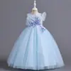 Nuevos disfraces de piano para niñas vestido de florista para bodas vestido de princesa para niños vestido de noche de alta gama para pasarela venta al por mayor