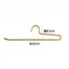Espaço de alumínio goose pants rack high-end open light luxo cabide pendurado calças cabide secagem de roupas calças de secagem sem costura cabide