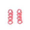 Nuevos pendientes de cadena larga de color caramelo, pendientes sencillos de moda con diseño de personalidad, pendientes con sentido de la moda, joyería para las orejas para mujer